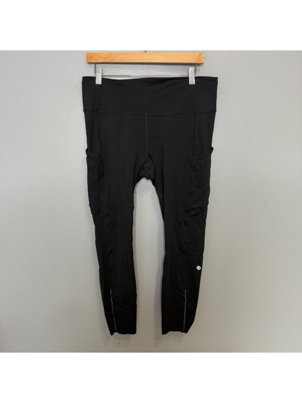 LULULEMON Fast & Free 7/8 Tight II Nulux 25" in Black size 12